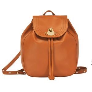 Longchamp cavalcade lambskin backpack